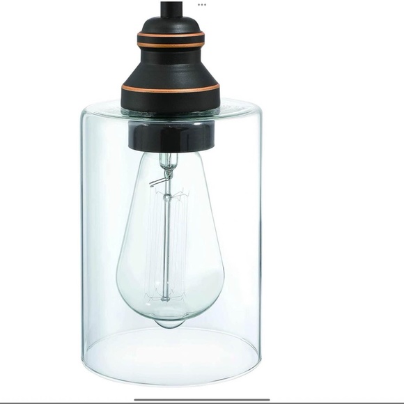 black pendant light, kitchen light, kitchen pendant light black with bronze new - Picture 2 of 9